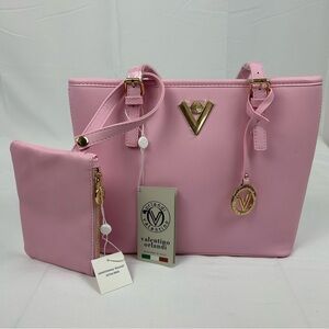 *NEW* Valentino Orlandi Pink Shoulder Purse & Wallet